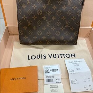 Louis Vuitton Brown Monogram Clutch